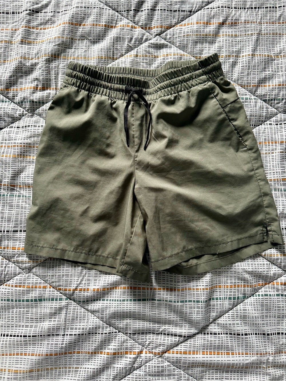 Old Navy Olive Green Drawstring Casual Shorts